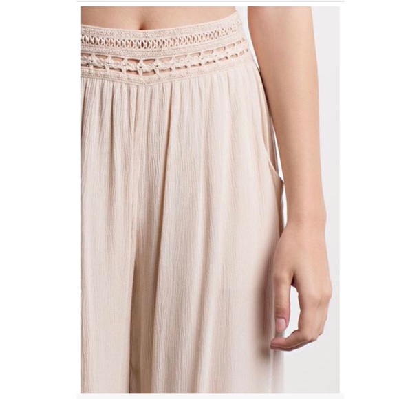 Wishlist Cream Boho Pants - Picture 3 of 3